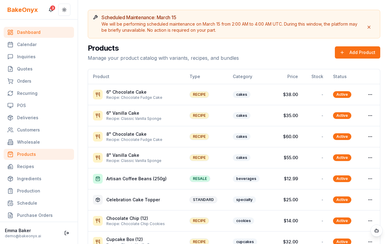 Product form showing portion size field and calculated cost per portion
